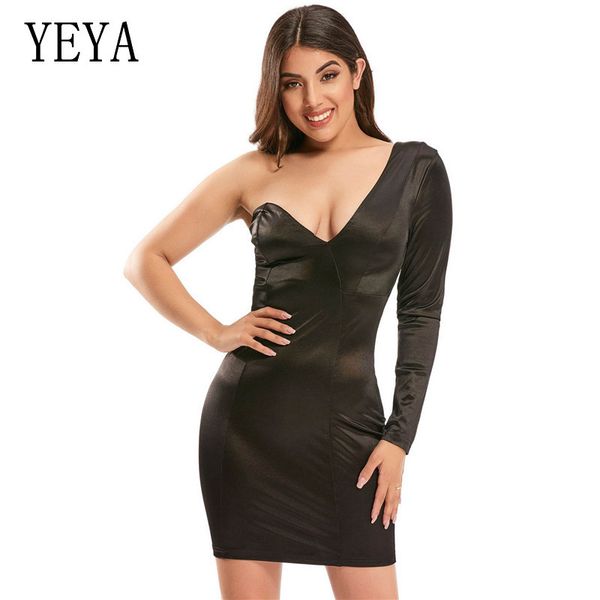 yeya женщин сексуальный черный белый одно плечо атласная bodycon клуб бинты платье лето элегантный одежды мини платья, Black;gray
yeya женщин сексуальный черный белый одно плечо атласная bodycon клуб бинты платье лето элегантный одежды мини платья, Black;gray