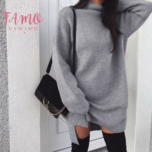 women dress new fashion woman clothes women high autumn collar dress long sleeve dress knitwear pullover good quality, Black;gray
women dress new fashion woman clothes women high autumn collar dress long sleeve dress knitwear pullover good quality, Black;gray