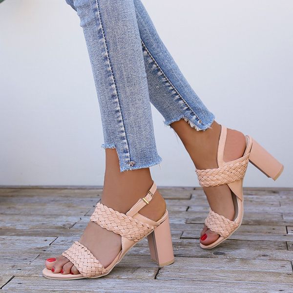 open toe ladies sandals plus size woman ankle strap women high heels shoes casual shoes summer solid women's footwear summer, Black
open toe ladies sandals plus size woman ankle strap women high heels shoes casual shoes summer solid women's footwear summer, Black