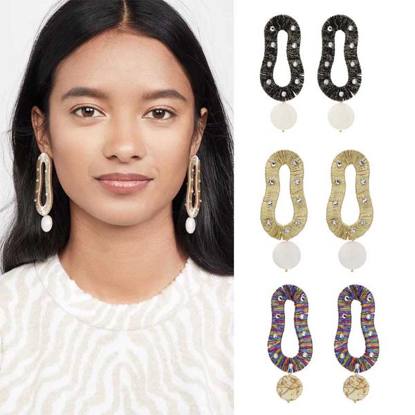 large irregular oval geometric stud earrings minimalist gold silver color alloy long female earrings wholesale jewelry new
large irregular oval geometric stud earrings minimalist gold silver color alloy long female earrings wholesale jewelry new