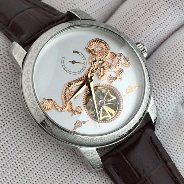 designer watches carved tourbillon automatic mechanical movement 316l steel case mineral crystal glass simple pin buckle mens watch c15, Slivery;brown
designer watches carved tourbillon automatic mechanical movement 316l steel case mineral crystal glass simple pin buckle mens watch c15, Slivery;brown
