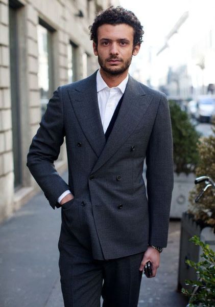 elegant dark grey men suits daily work wear custom double breasted men's wedding party tuxedos prom blazer (jacket+pants) 2pcs, White;black
elegant dark grey men suits daily work wear custom double breasted men's wedding party tuxedos prom blazer (jacket+pants) 2pcs, White;black