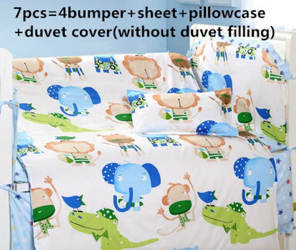 promotion 6/7pcs cartoon 100% cotton baby bedding set crib bumper baby cot sets bed crib product,120*60/120*70cm
promotion 6/7pcs cartoon 100% cotton baby bedding set crib bumper baby cot sets bed crib product,120*60/120*70cm