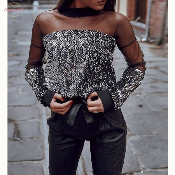 2020 style women ladies spring summer autumn streetwear bling sequin long sleeve see through party black top, White
2020 style women ladies spring summer autumn streetwear bling sequin long sleeve see through party black top, White