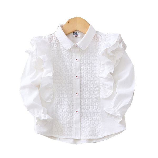 flower embroidery fashionable lace flutter sleeve girl shirt 2020 spring new children's long-sleeved shirts kids blouse white, White;black
flower embroidery fashionable lace flutter sleeve girl shirt 2020 spring new children's long-sleeved shirts kids blouse white, White;black