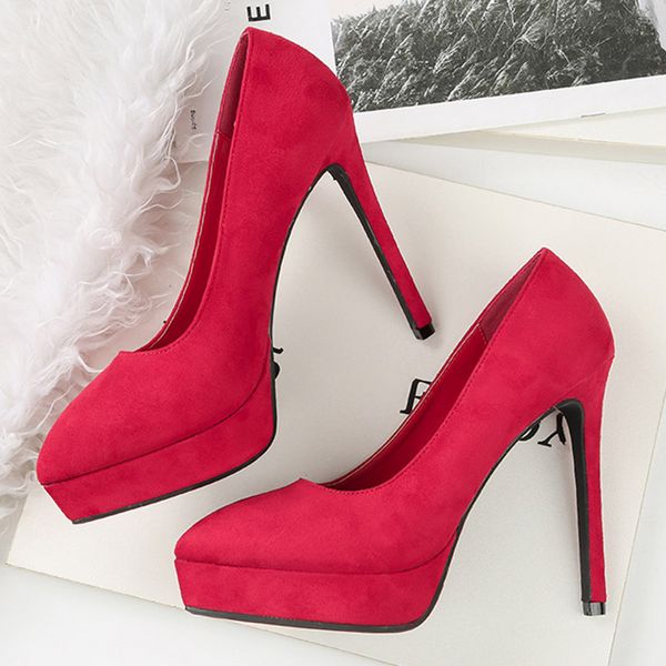 2020 women platform extreme 12cm high heels scarpins flock pumps female fetish pink heels lady wedding bridal dress red shoes, Black
2020 women platform extreme 12cm high heels scarpins flock pumps female fetish pink heels lady wedding bridal dress red shoes, Black