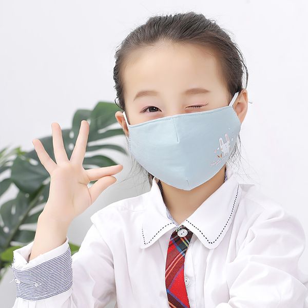 anti dust children face mask Boys Girls Cartoon Mouth Face Masks Kids Breathable Earloop Washable reusable Cotton masks designer face mask