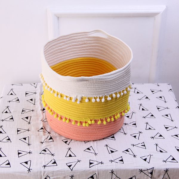 foldable cotton thread storage baskets round clothes fabric baby toys sundries organizer tassel basket home accessories supplies
foldable cotton thread storage baskets round clothes fabric baby toys sundries organizer tassel basket home accessories supplies