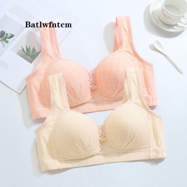 women's large-size thin cotton bra with no rims full cup plus-sized mm comfortable underwear, Red;black
women's large-size thin cotton bra with no rims full cup plus-sized mm comfortable underwear, Red;black
