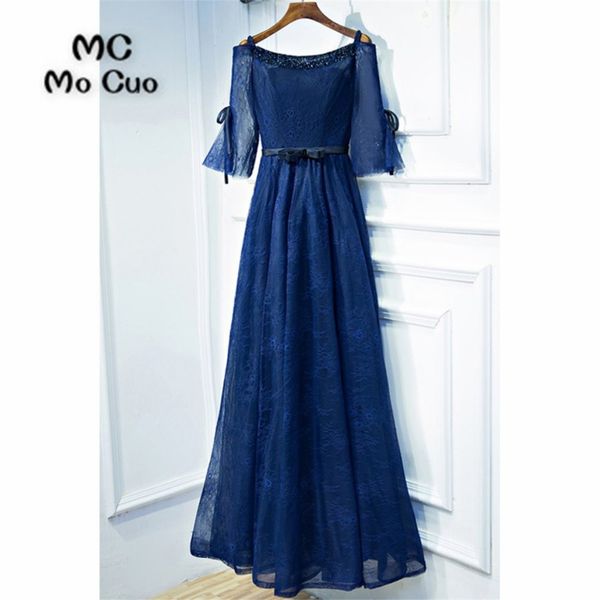 party dresses royer blue prom long with half sleeves lace bow tulle up dress for graduation formal evening, White;black
party dresses royer blue prom long with half sleeves lace bow tulle up dress for graduation formal evening, White;black