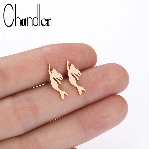 chandler stainless steel small mermaid earring sea mermaid figure metal texture stud earrings beach gold color pin jewelry, Golden;silver
chandler stainless steel small mermaid earring sea mermaid figure metal texture stud earrings beach gold color pin jewelry, Golden;silver
