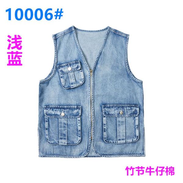 2020 men's autumn vintage washed tooling denim waistcoat loose multi-pockets zip casual denim vest, Black;white
2020 men's autumn vintage washed tooling denim waistcoat loose multi-pockets zip casual denim vest, Black;white