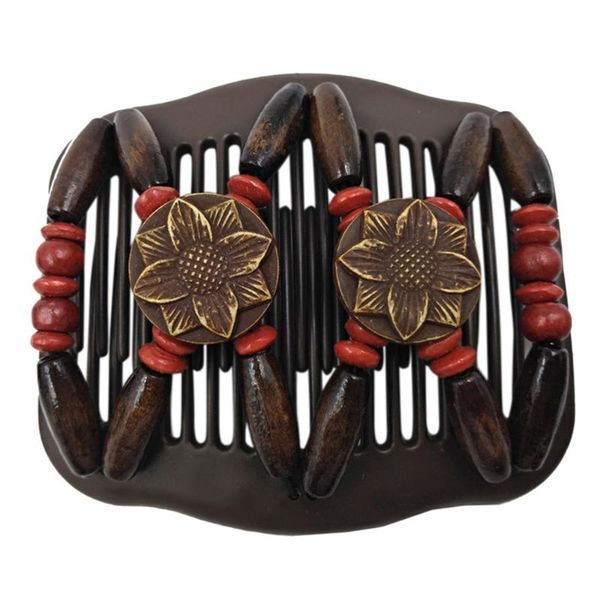 new arrival hair clips wooden beads hair comb purple gold flower beads variety combs double magic wooden comb clip hairpins, Brown
new arrival hair clips wooden beads hair comb purple gold flower beads variety combs double magic wooden comb clip hairpins, Brown