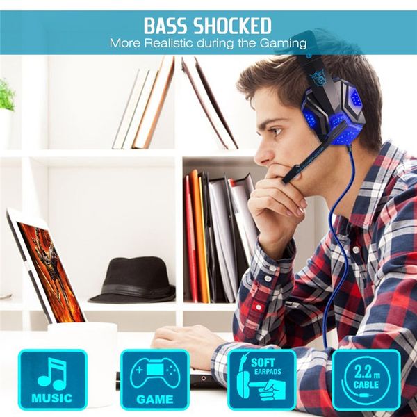 stereo gaming headset for xbox one ps4 pc surround sound over-ear gaming headphones with mic noise cancelling led lights headset
stereo gaming headset for xbox one ps4 pc surround sound over-ear gaming headphones with mic noise cancelling led lights headset