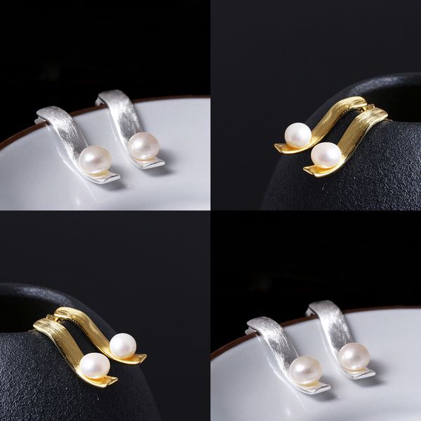 925 design s silver temperament natural freshwater pearl ear nail short fund concise wave earring product swarovski elements earrings, Golden
925 design s silver temperament natural freshwater pearl ear nail short fund concise wave earring product swarovski elements earrings, Golden