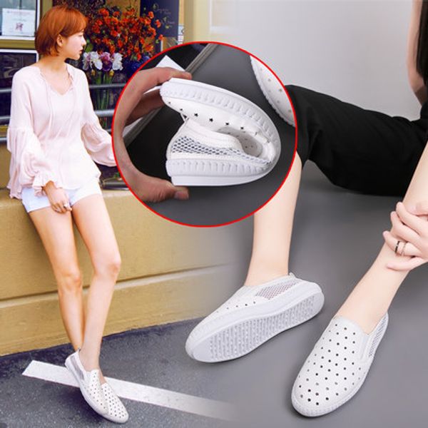 spring and summer versatile white shoes hollow out breathable casual korean-style athletic shoes flat keel thin women's sl, Black
spring and summer versatile white shoes hollow out breathable casual korean-style athletic shoes flat keel thin women's sl, Black