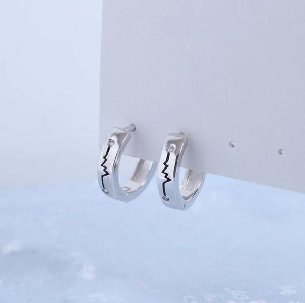 charm s925 sterling silver earrings fashion creative ecg round ear bone buckle trend wild men women boy neutral jewelry, Golden
charm s925 sterling silver earrings fashion creative ecg round ear bone buckle trend wild men women boy neutral jewelry, Golden