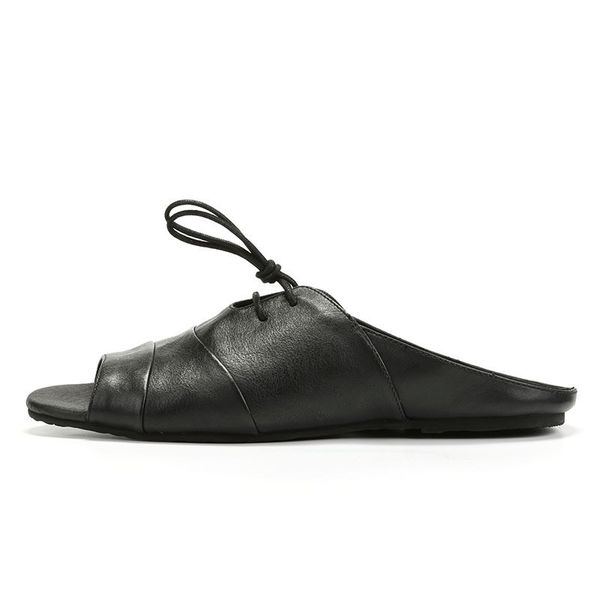 leather vintage slip on slippers mens summer rome shoes england style brand classic open toe flat sandals black
leather vintage slip on slippers mens summer rome shoes england style brand classic open toe flat sandals black