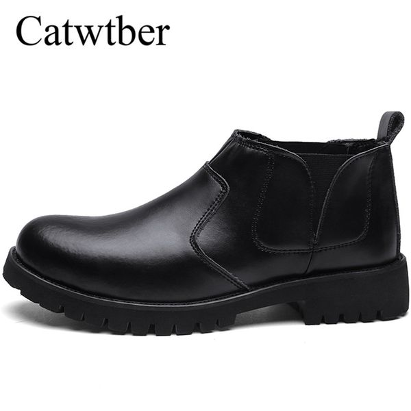 catwtber 2018 new men boots leather outdoor winter snow boots warm fashion men shoes outdoor sneakers ankle high quality, Black
catwtber 2018 new men boots leather outdoor winter snow boots warm fashion men shoes outdoor sneakers ankle high quality, Black
