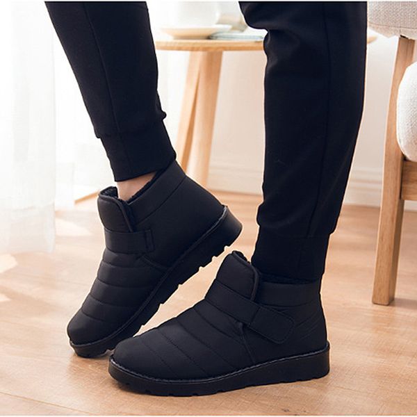 fashionnew fashion men boots waterproof ankle snow boots shoes warm fur plush hook loop winter shoes ing, Black
fashionnew fashion men boots waterproof ankle snow boots shoes warm fur plush hook loop winter shoes ing, Black