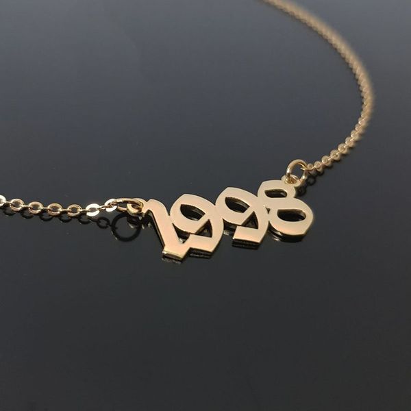 1985 to 2019 number date of birth necklace personalized custom jewelry 1993 1994 1995 1996 1997 1998 1999 2000 collier femme bff, Silver
1985 to 2019 number date of birth necklace personalized custom jewelry 1993 1994 1995 1996 1997 1998 1999 2000 collier femme bff, Silver