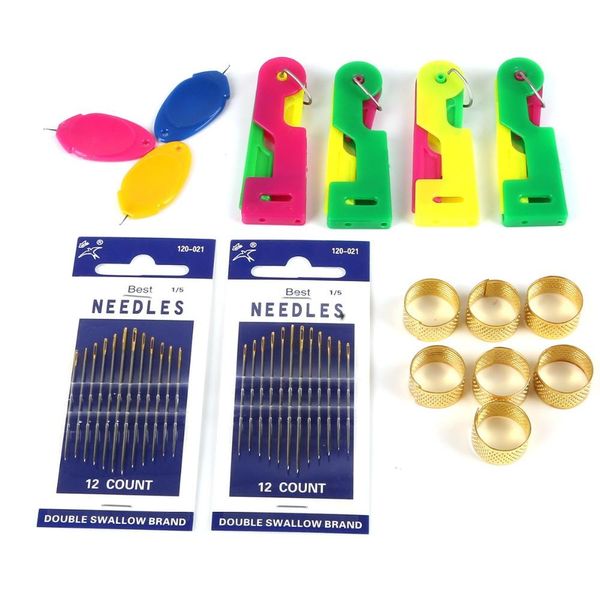 3-15pc easy automatic threader tailors supplies ring thimble diy sewing household sew thread diy tools quilting feedthru fitting lkbbc, Black
3-15pc easy automatic threader tailors supplies ring thimble diy sewing household sew thread diy tools quilting feedthru fitting lkbbc, Black