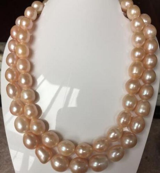 11-13mm natural baroque sea rose gold pearl necklace 38 inches 925, Silver
11-13mm natural baroque sea rose gold pearl necklace 38 inches 925, Silver