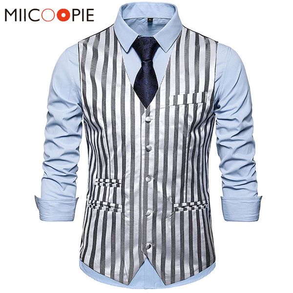 luxury glossy vertical striped mens suit vest new classic dress wedding blazer masculino slim fit business men gilet de costume, Black;white
luxury glossy vertical striped mens suit vest new classic dress wedding blazer masculino slim fit business men gilet de costume, Black;white