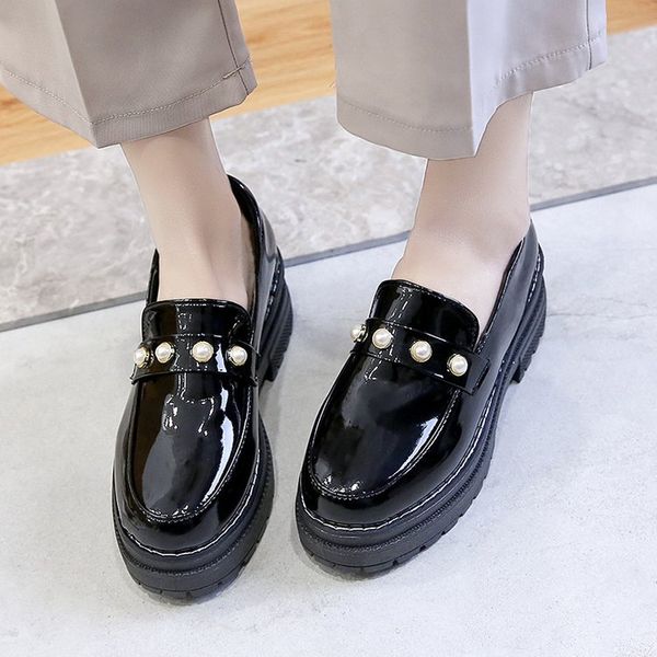 women's shoes platform autumn british style casual female sneakers modis flats oxfords shallow mouth round toe clogs winter new, Black
women's shoes platform autumn british style casual female sneakers modis flats oxfords shallow mouth round toe clogs winter new, Black
