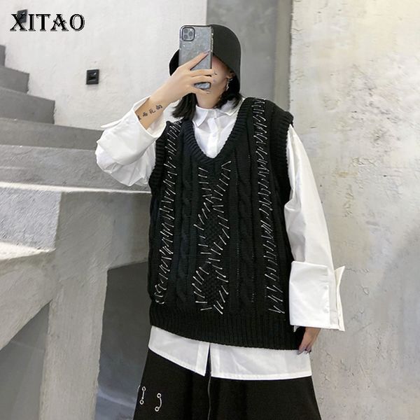 xitao knitted women vest fashion new 2020 spring elegant small fresh pullover sleeveless small fresh casual vest gcc3255, Black;white
xitao knitted women vest fashion new 2020 spring elegant small fresh pullover sleeveless small fresh casual vest gcc3255, Black;white