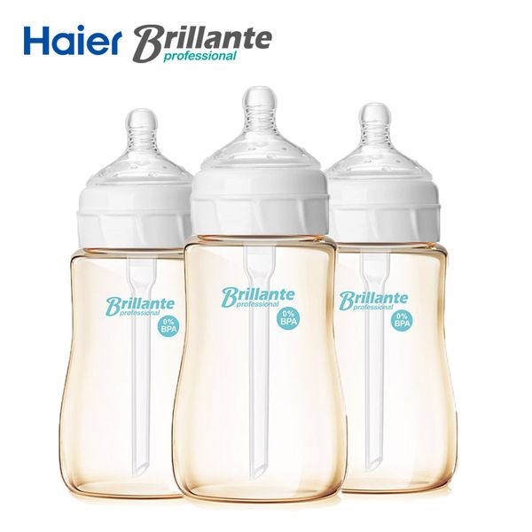 haier brillante 3pcs/lot pes baby bottles infant newborn natural feeding bottle anti-colic bottle 260ml biberon mamadeira
haier brillante 3pcs/lot pes baby bottles infant newborn natural feeding bottle anti-colic bottle 260ml biberon mamadeira