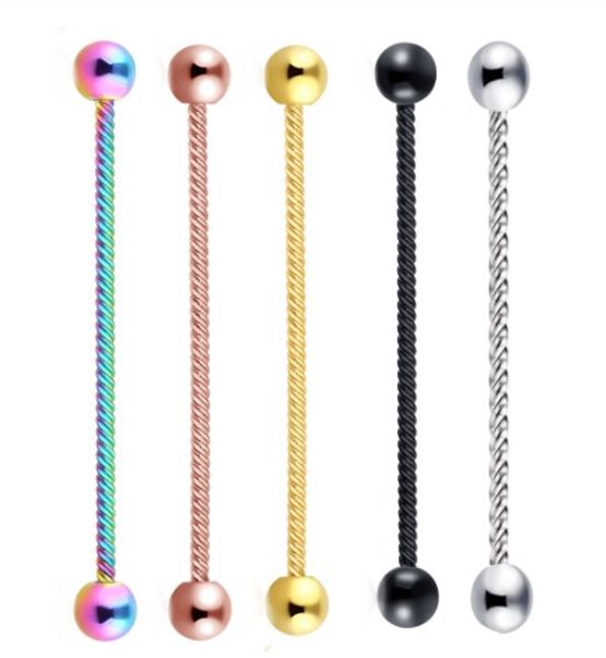 14g stainless steel screw industrial barbell earring tragus helix piercing cartilage body jewelry for woman man, Silver
14g stainless steel screw industrial barbell earring tragus helix piercing cartilage body jewelry for woman man, Silver