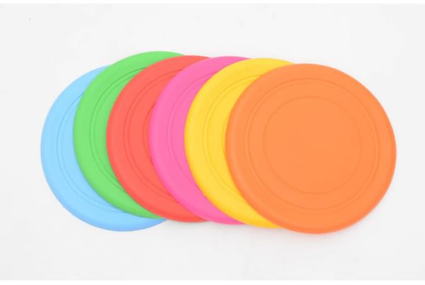 Pet Dog Bite Resistant Frisbee Disk Soft Silicone Flying Disc Pet Toy Training Silicone 6 Color Selection Quickily Delivery
Pet Dog Bite Resistant Frisbee Disk Soft Silicone Flying Disc Pet Toy Training Silicone 6 Color Selection Quickily Delivery