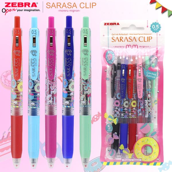 

zebra jj15 kawaii pen moreru mignon limited sarasa clip gel pen colored pens 0.5mm student office japan cute stationary