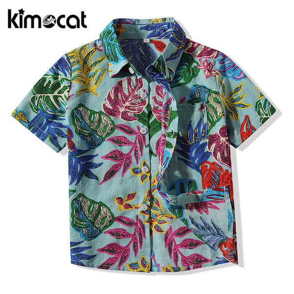 kimocat summer short sleeve summer shirt for boys kids full-print leaf shirt boys clothes handsome refreshing shirts, White;black
kimocat summer short sleeve summer shirt for boys kids full-print leaf shirt boys clothes handsome refreshing shirts, White;black