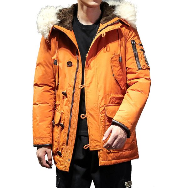 2018 japanese men long original casual down jacket winter down coat men jacket, Black
2018 japanese men long original casual down jacket winter down coat men jacket, Black