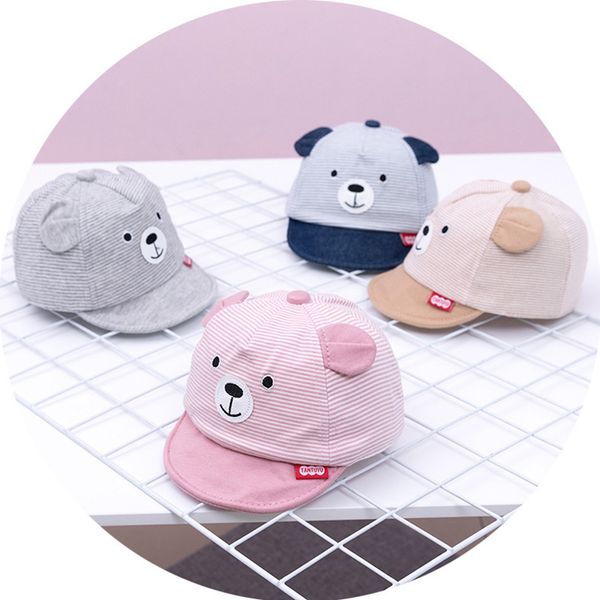 new cute baby child sun hat cartoon bear ear embroidered newborn caps casual adjustable cotton baseball cap for kids 3-12 months, Yellow
new cute baby child sun hat cartoon bear ear embroidered newborn caps casual adjustable cotton baseball cap for kids 3-12 months, Yellow