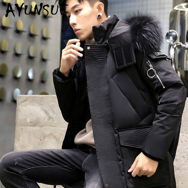 ayunsue white duck down jacket men korean winter coats big fur collar puffer jacket men down coat warm parka abrigo 1896 yy1989, Black
ayunsue white duck down jacket men korean winter coats big fur collar puffer jacket men down coat warm parka abrigo 1896 yy1989, Black