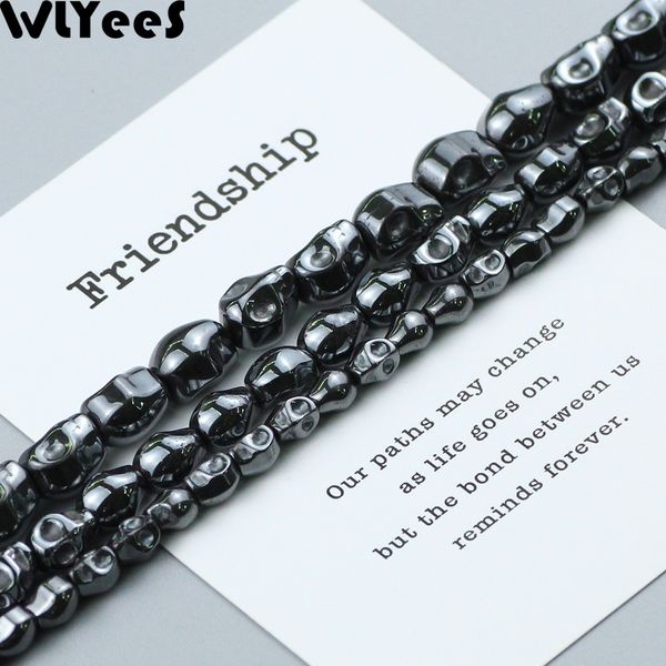 wlyees skeleton natural stone hematite beads 4 6 8mm skull shape loose bead for jewelry earring pendant bracelet necklace making, Silver
wlyees skeleton natural stone hematite beads 4 6 8mm skull shape loose bead for jewelry earring pendant bracelet necklace making, Silver