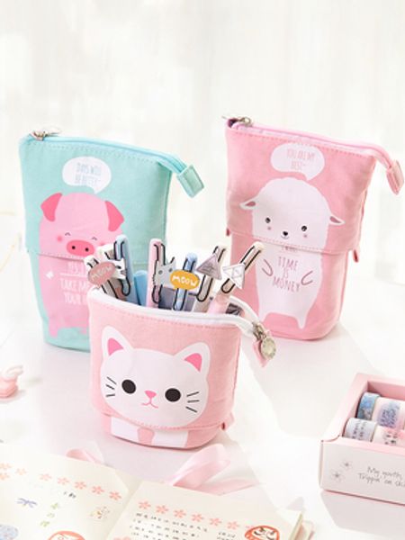 creative cute pencil bag kawaii bag practical pen holder case fabric zipper pencil pouch for school
creative cute pencil bag kawaii bag practical pen holder case fabric zipper pencil pouch for school