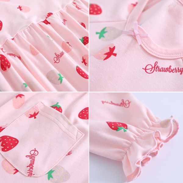 2019 strawberry cotton girl nightgowns kids nightwear dress long sleeve soft sleepwear kids dresses for girls, Blue;red
2019 strawberry cotton girl nightgowns kids nightwear dress long sleeve soft sleepwear kids dresses for girls, Blue;red
