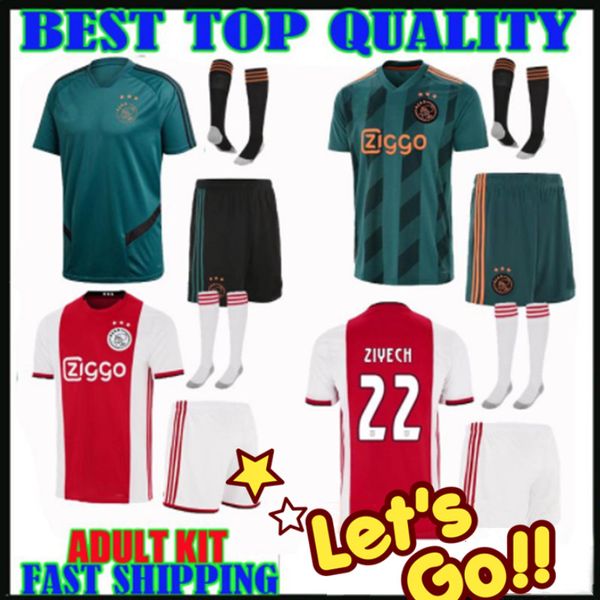 kit 2019 2020 ajax fc soccer jersey home away 19 20 customized #7 neres # 10 tadic #4 de ligt ziyech football uniform, Black;yellow
kit 2019 2020 ajax fc soccer jersey home away 19 20 customized #7 neres # 10 tadic #4 de ligt ziyech football uniform, Black;yellow