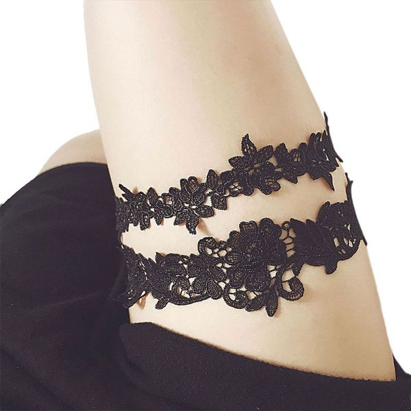 2pcs wedding bridal leg garters solid color black/white lace flower hollow out embroidered stretchy thigh rings rubber band
2pcs wedding bridal leg garters solid color black/white lace flower hollow out embroidered stretchy thigh rings rubber band