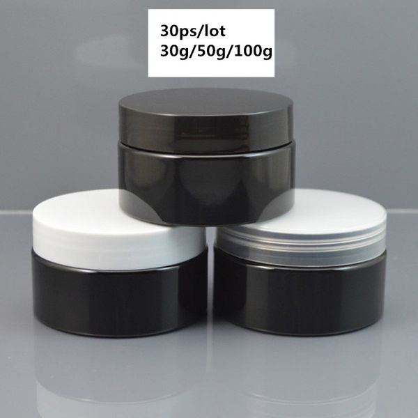 packing bottles 30ps 50g 100g black cosmetic container plastic cream jar,empty reuse with lids printable custom
packing bottles 30ps 50g 100g black cosmetic container plastic cream jar,empty reuse with lids printable custom
