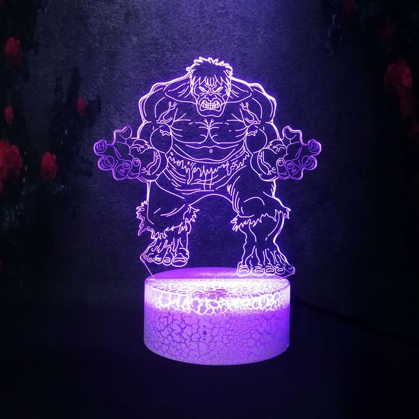 marvel comics the incredible hulk model 3d led rgb charge bulb 7 color change night light baby sleep lava soft lamp boy kid gift
marvel comics the incredible hulk model 3d led rgb charge bulb 7 color change night light baby sleep lava soft lamp boy kid gift