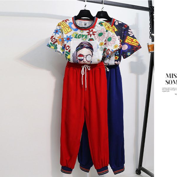large size suit female 2019 summer cool new foreign gas leisure age reduction round neck short sleeve nine pants two-piece suit, White
large size suit female 2019 summer cool new foreign gas leisure age reduction round neck short sleeve nine pants two-piece suit, White