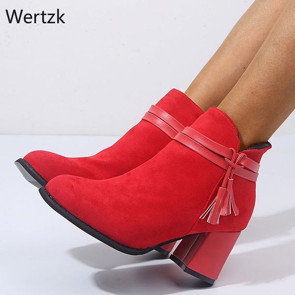 2019 women boots flock ankle boots spring autumn women ladies party western stretch fabric plus size 35-43 b110, Black
2019 women boots flock ankle boots spring autumn women ladies party western stretch fabric plus size 35-43 b110, Black