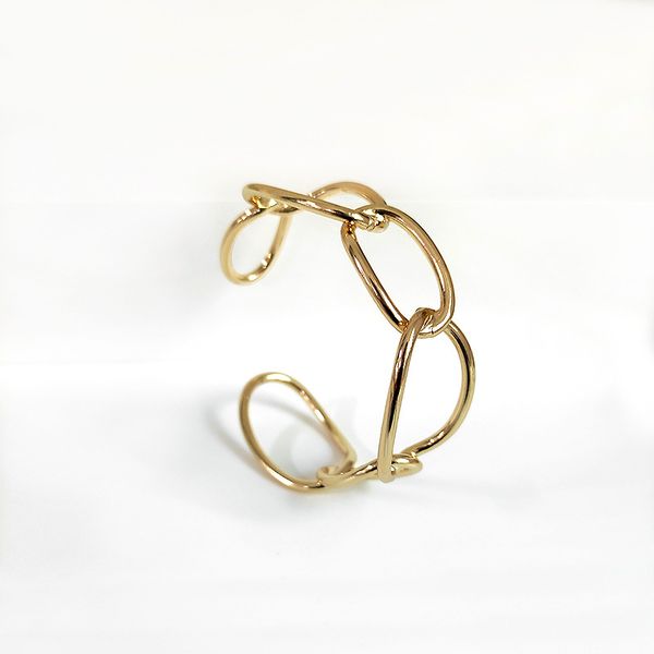 minimalist gold color cuff bracelets bangles for women curb link chain bangle femme armband 2020 fashion jewelry, Black
minimalist gold color cuff bracelets bangles for women curb link chain bangle femme armband 2020 fashion jewelry, Black