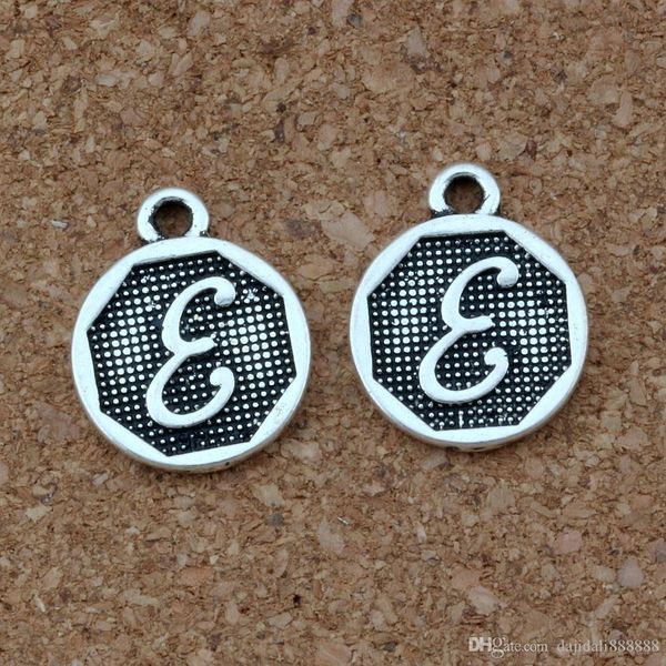 antique silver двусторонний letter "e" disc initial сплава подвески подвески мода ювелирные изделия diy 14.8x28.2mm 100шт много a-4010, Bronze;silver
antique silver двусторонний letter "e" disc initial сплава подвески подвески мода ювелирные изделия diy 14.8x28.2mm 100шт много a-4010, Bronze;silver