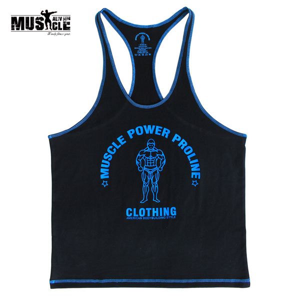 muslce alive men training t-shirts sleeveless cotton bodybuilding fitness gym clothing workout for man sportswear running, Black;blue
muslce alive men training t-shirts sleeveless cotton bodybuilding fitness gym clothing workout for man sportswear running, Black;blue
